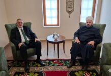 Reis Fejzić primio predsjednika Poslovnog vijeća Turska–Crna Gora Bayrama Akgüla