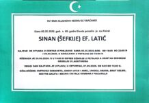 Na Ahiret preselio Sinan ef. Latić
